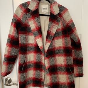 Madewell plaid coat